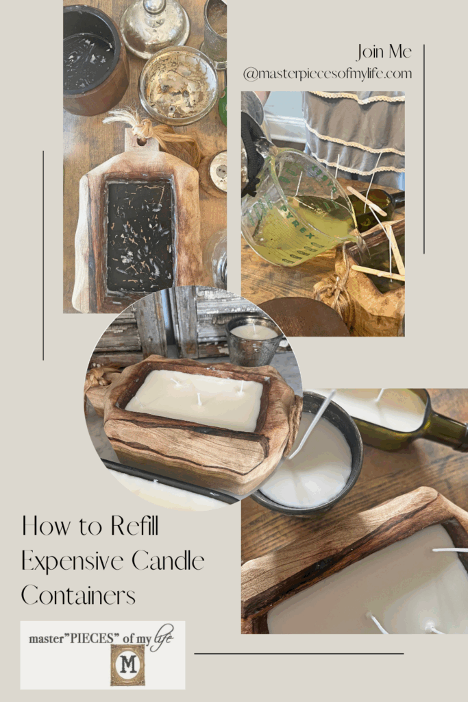 how to refill expensive candles