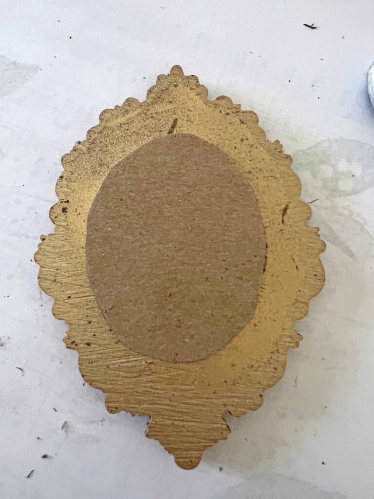 vintage sheet music frame Christmas ornaments DIY