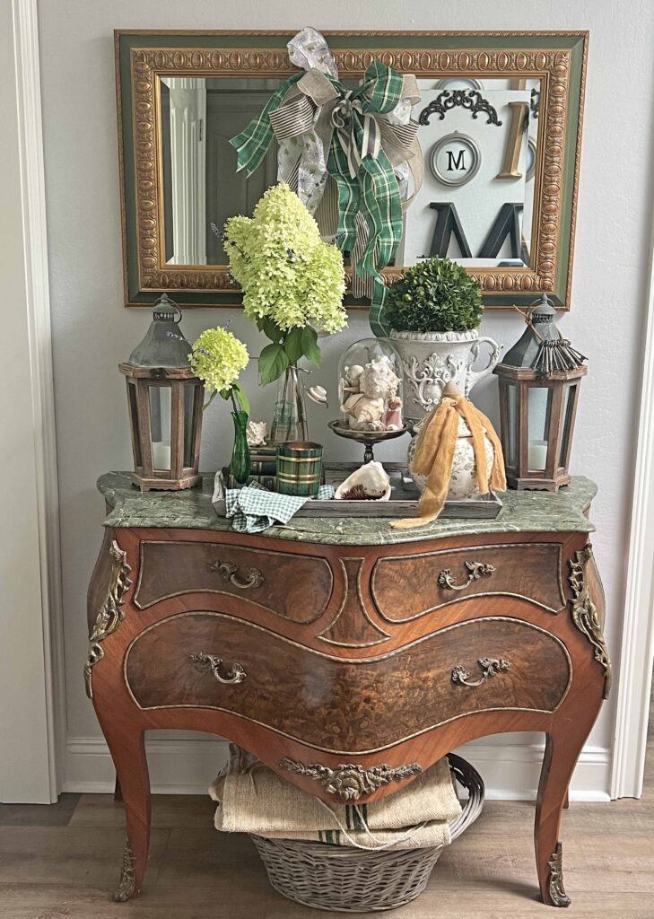 Summer Foyer with Thrifted Finds