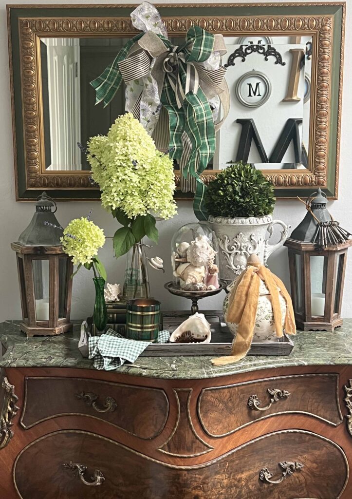 Summer Foyer with Thrifted Finds