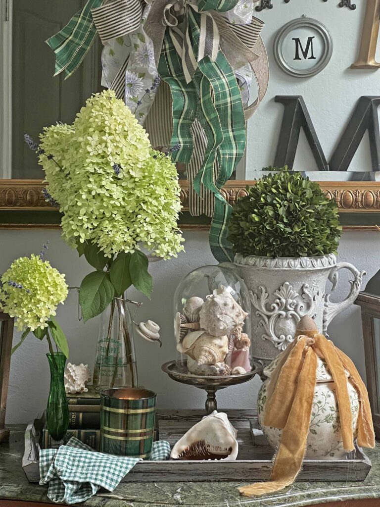 Summer Foyer with Thrifted Finds