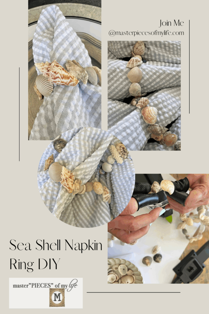 sea shell napkin ring DIY Pinterest