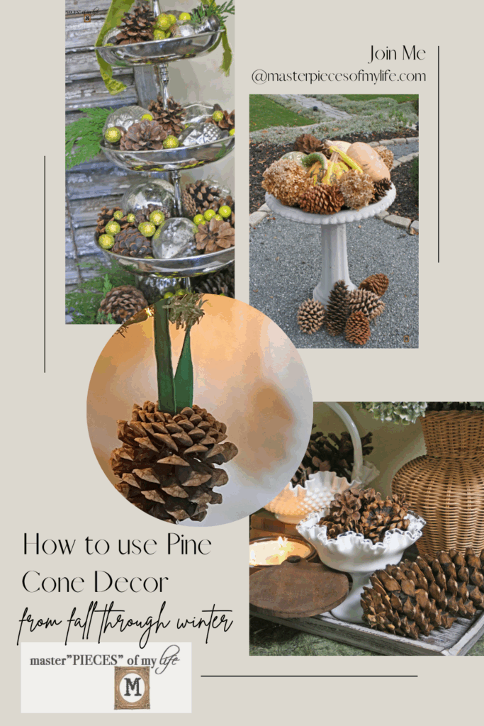 pine cone decor pinterest