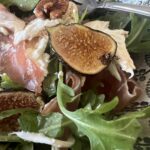 arugula, brûlée fig, prosciutto and burrata salad recipe