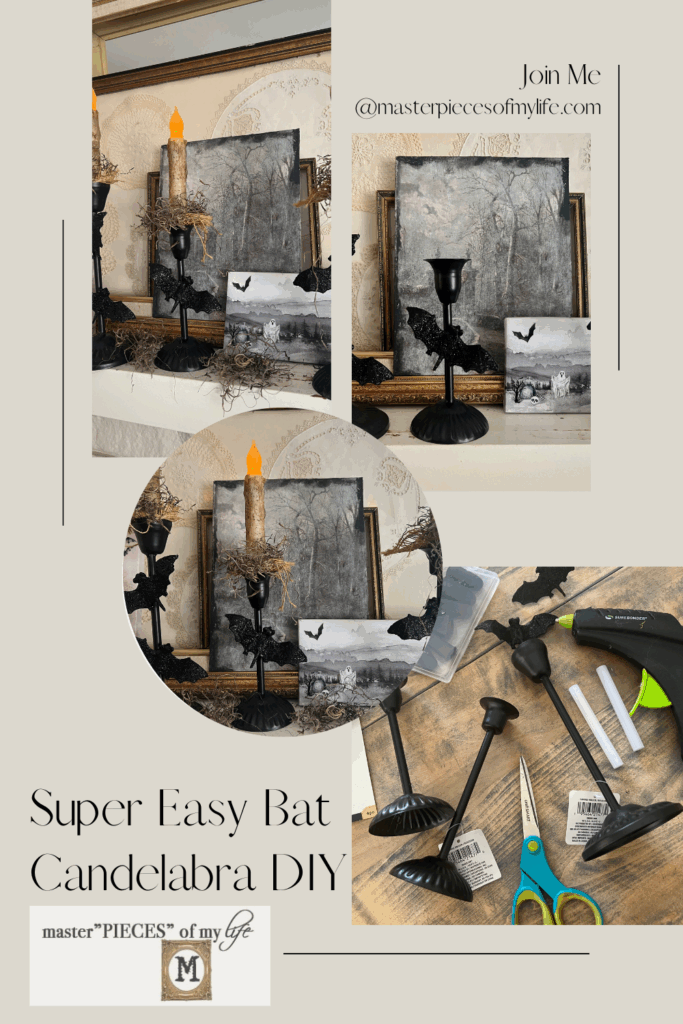 bat candelabra DIY Pinterest