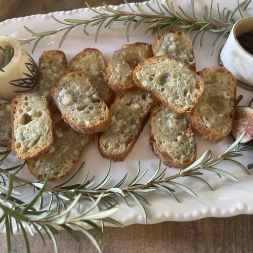 blue cheese crostini recipe