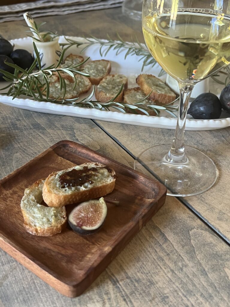 blue cheese crostini recipe