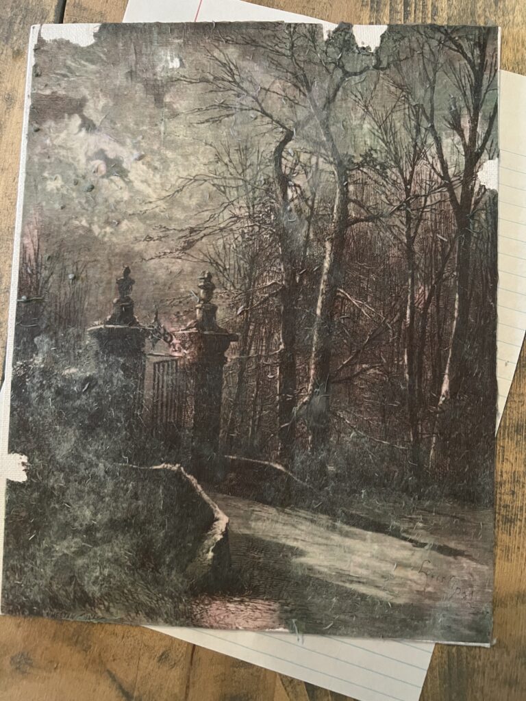 Halloween artwork hacks using Dollar Tree Canvases