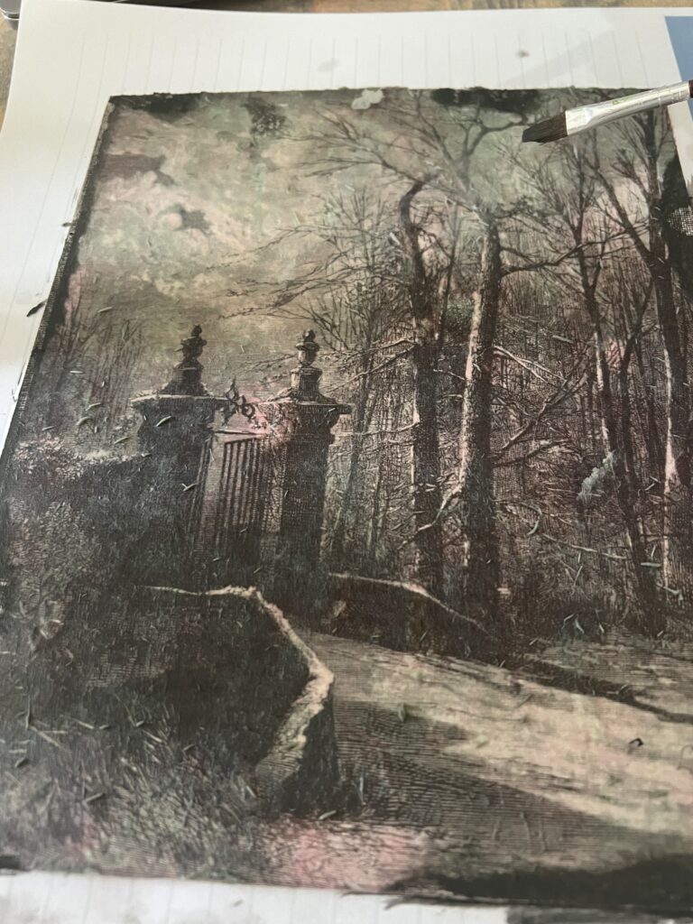 Halloween artwork hacks using Dollar Tree Canvases