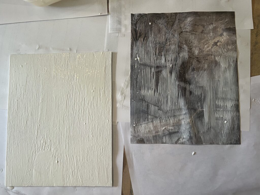 Halloween artwork hacks using Dollar Tree Canvases