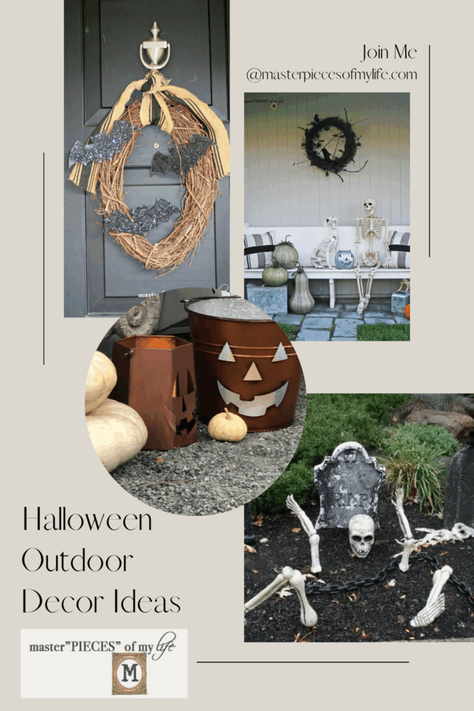 Halloween outdoor decor ideas Pinterest