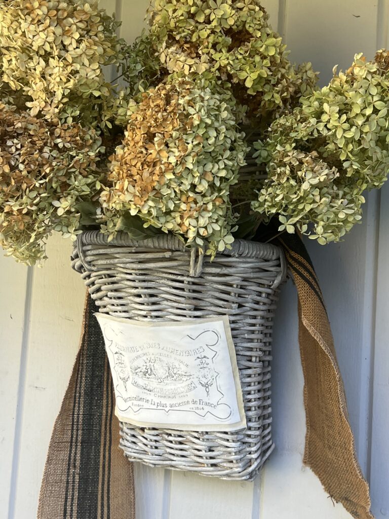 decorating for fall with moody blooms