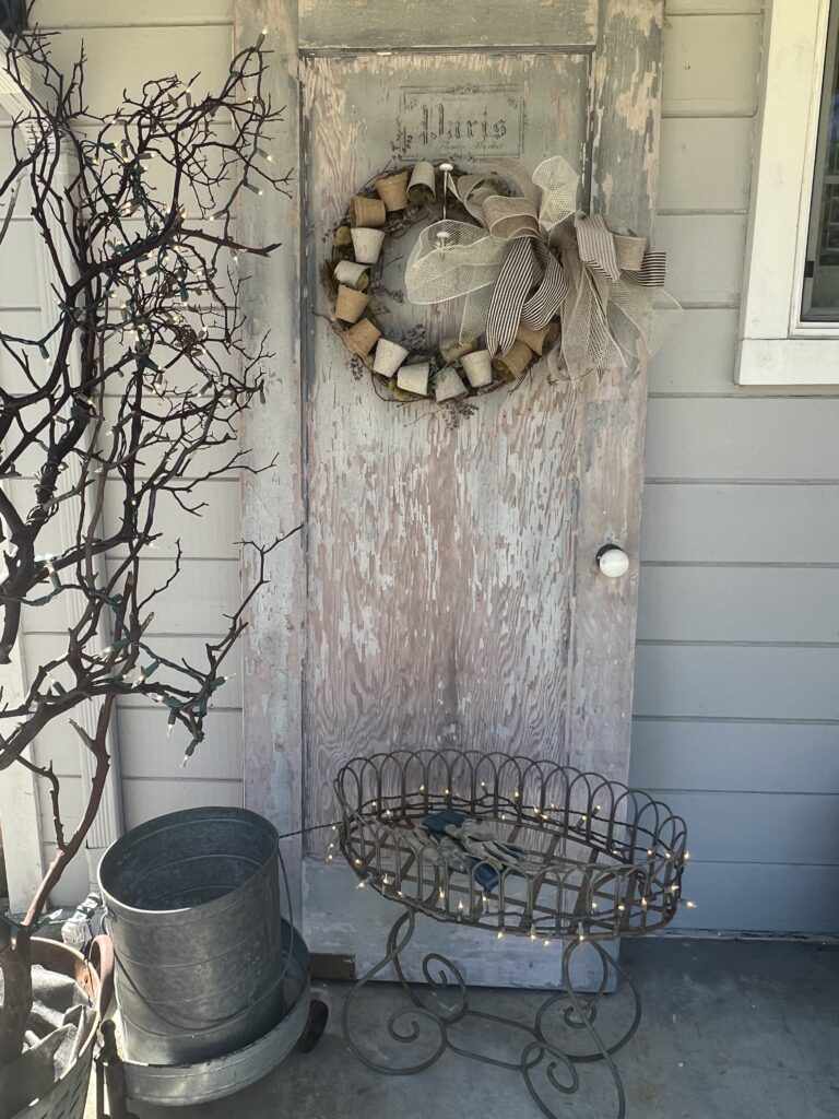 outdoor decor styling