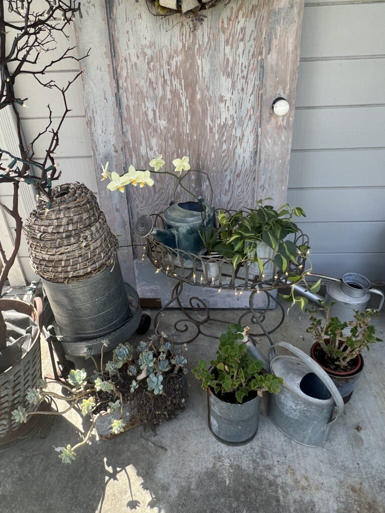 outdoor decor styling