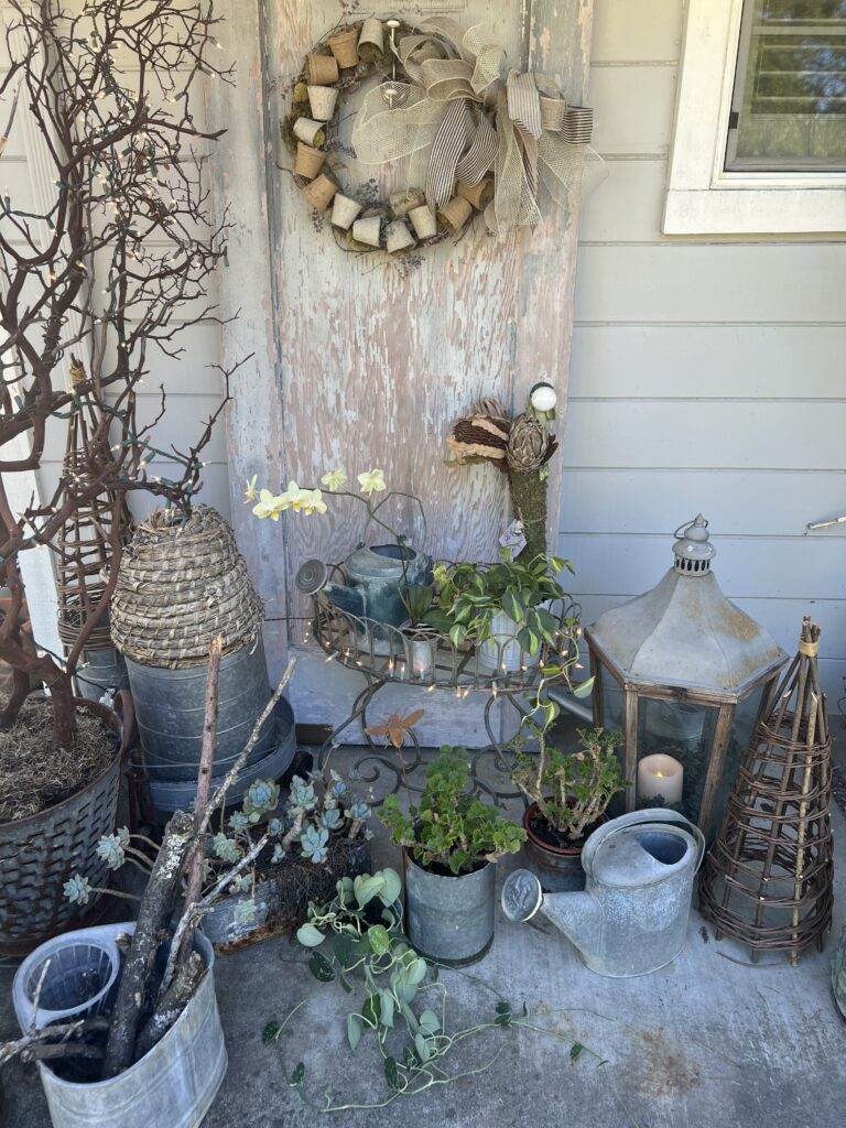 outdoor decor styling
