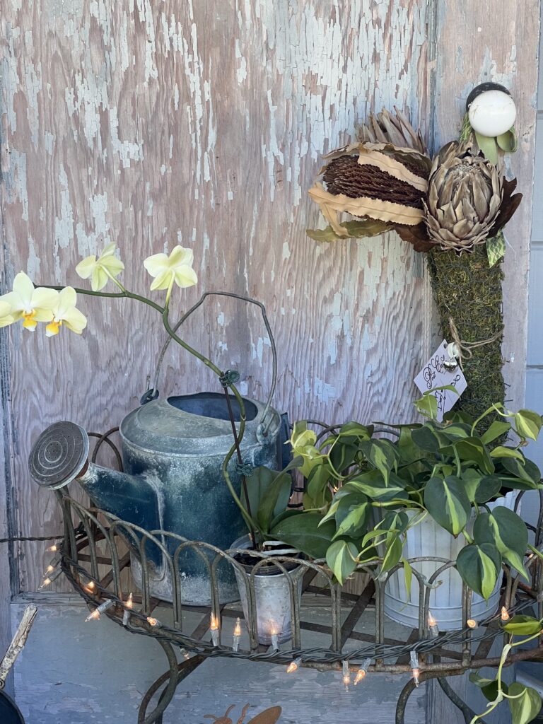 outdoor decor styling