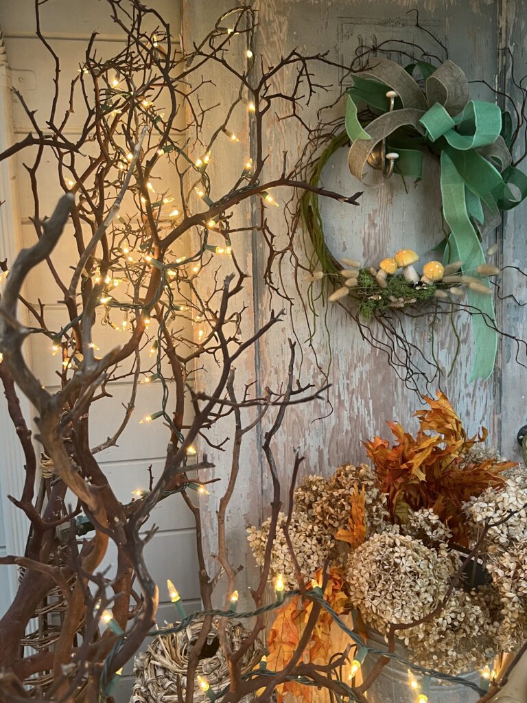 outdoor decor styling