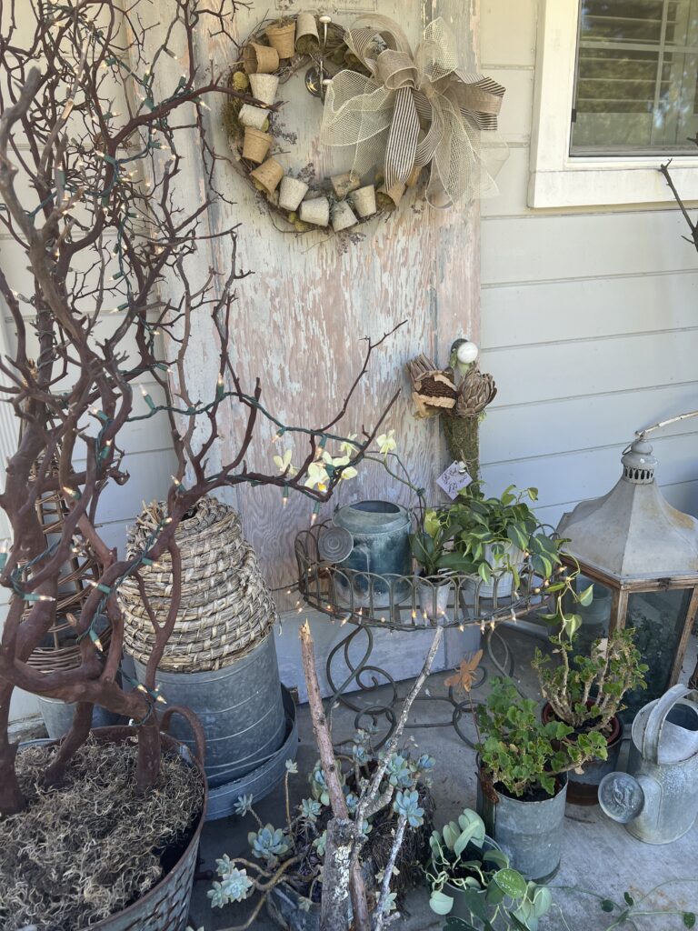 outdoor decor styling