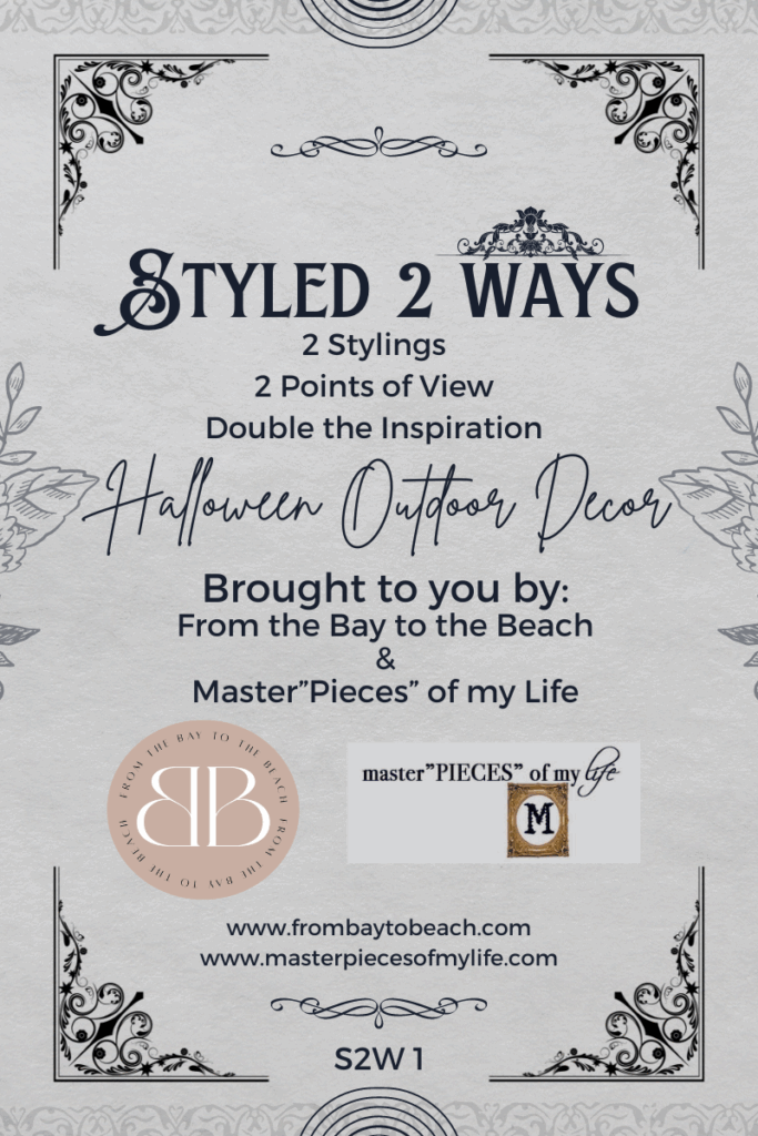 Styled 2 Ways Outdoor Halloween Decor