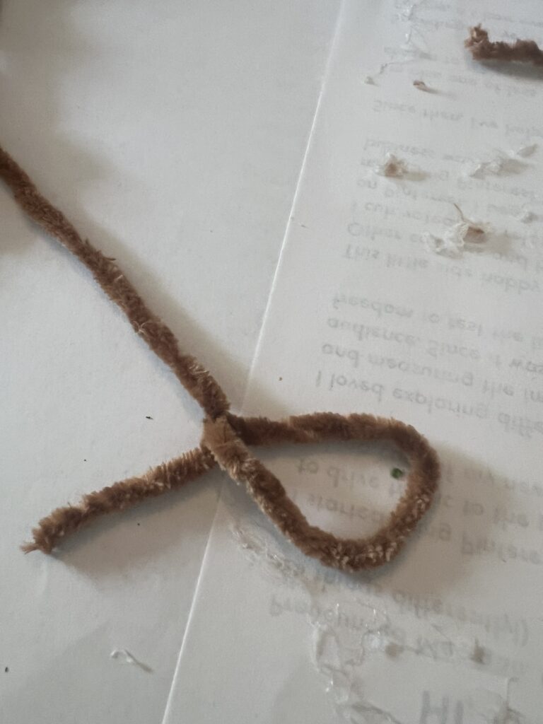 walnut yarn acorn DIY