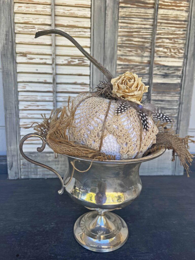 easy boho pumpkin DIY