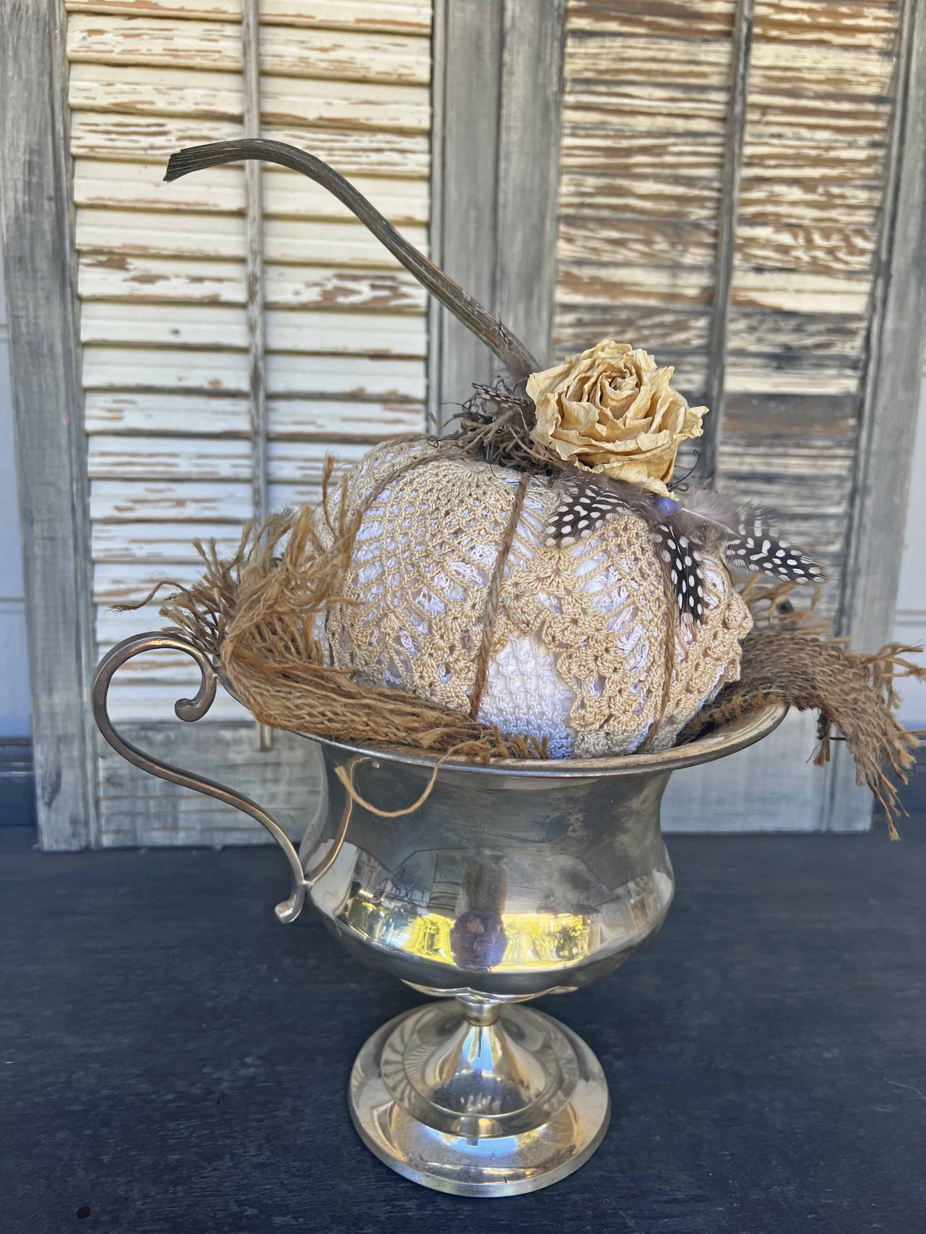 easy boho pumpkin DIY
