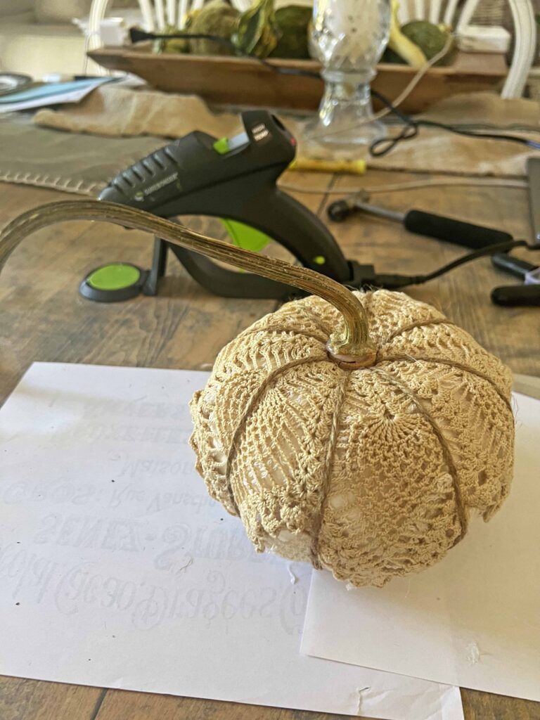 easy boho pumpkin DIY