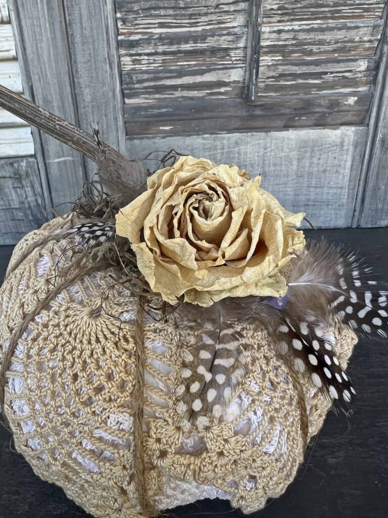 easy boho pumpkin DIY