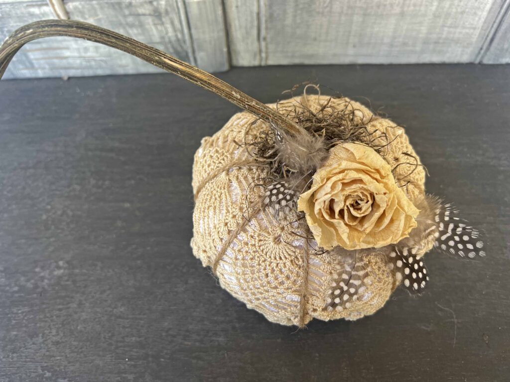 easy boho pumpkin DIY