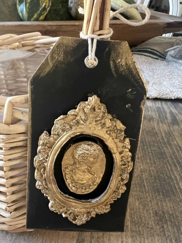 super easy thrifted basket make-over