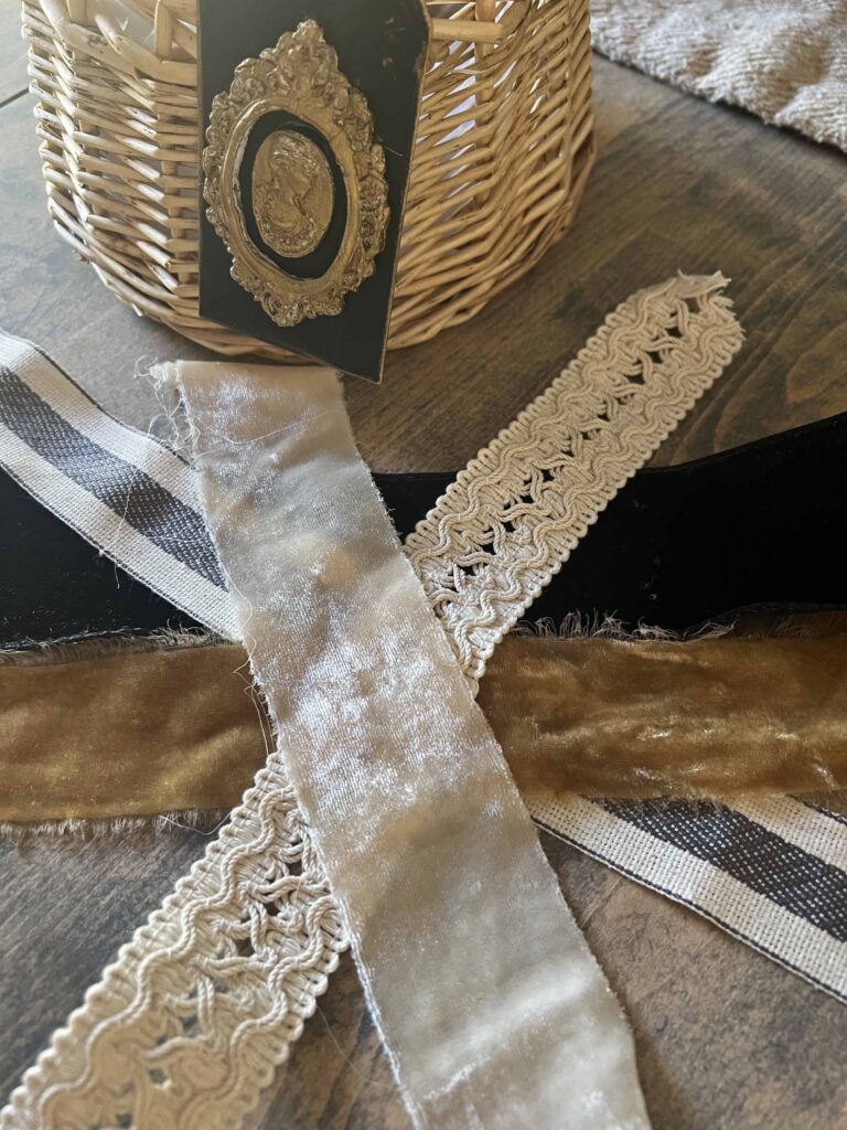 super easy thrifted basket make-over