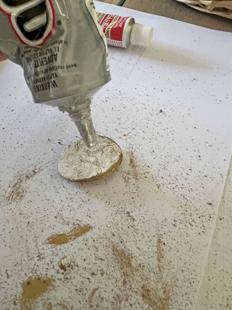 super easy thrifted basket make-over