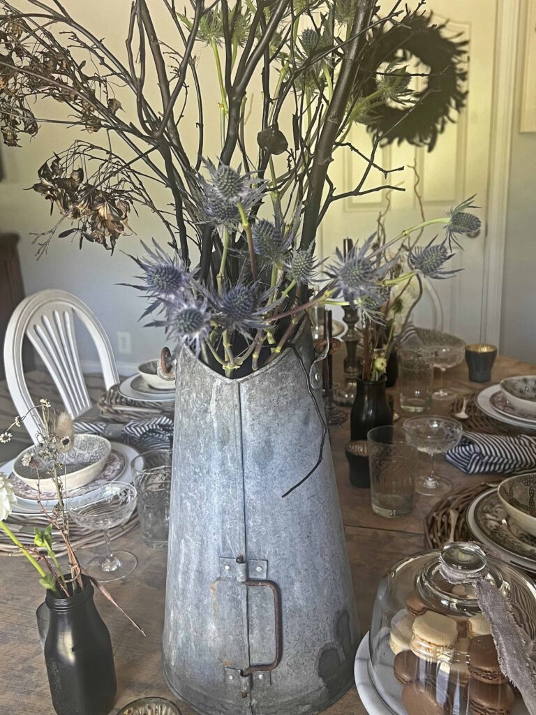 farmhouse halloween table styling