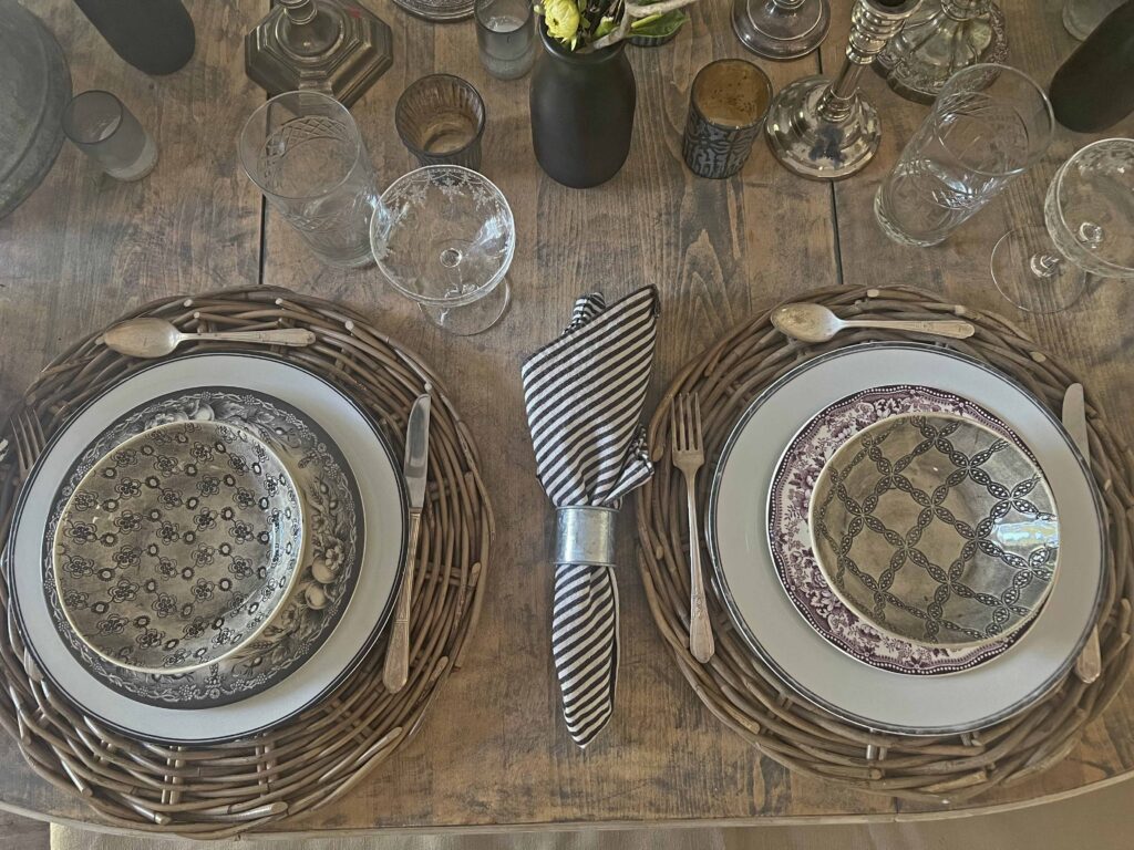 farmhouse halloween table styling