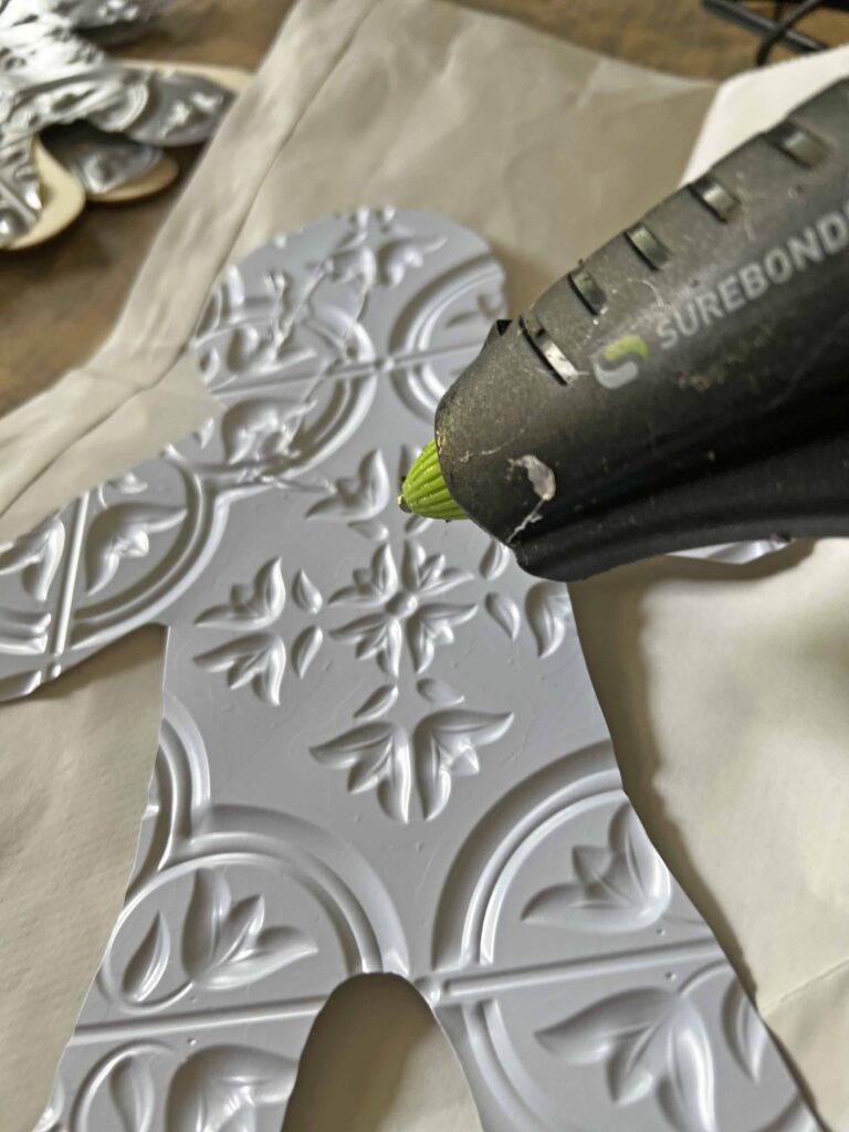 faux tile gingerbread men