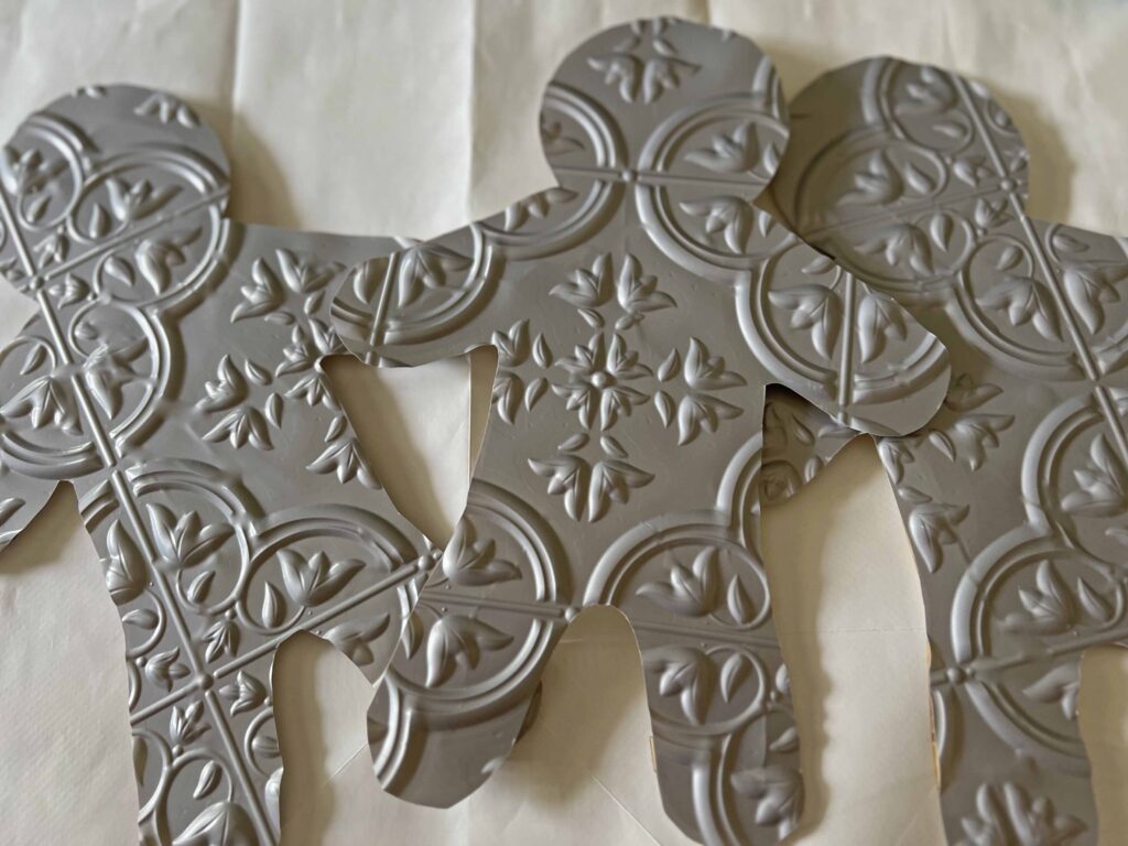 faux tile gingerbread men