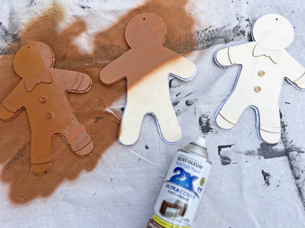 faux tile gingerbread men