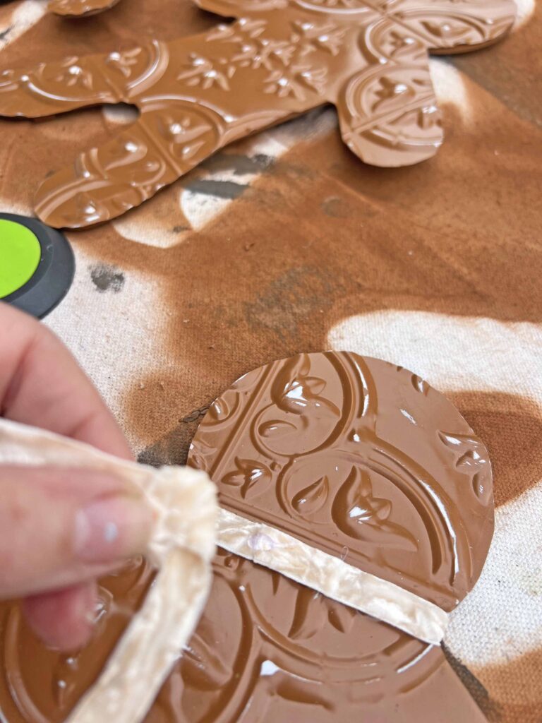 faux tile gingerbread men