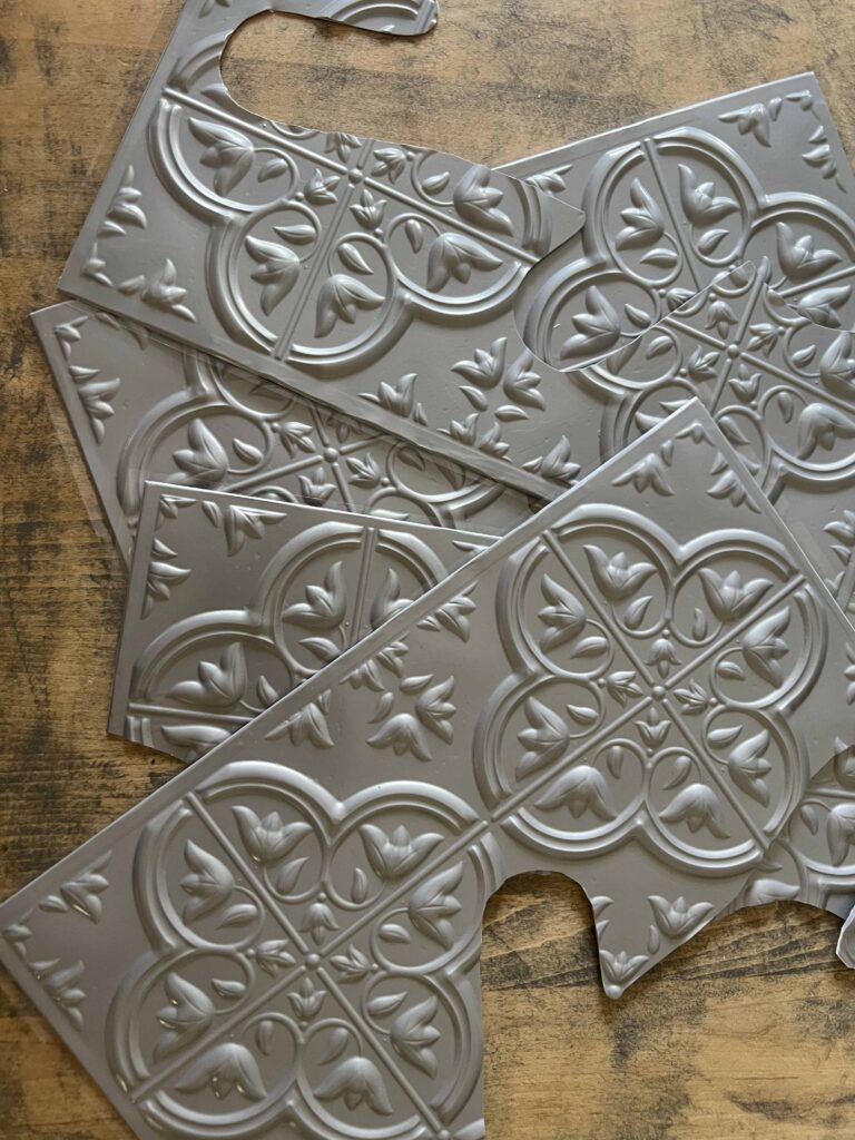 faux tile gingerbread men