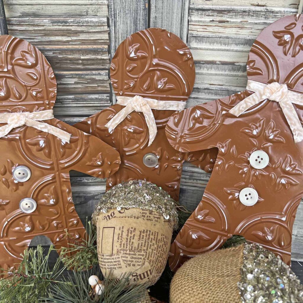faux tile gingerbread men