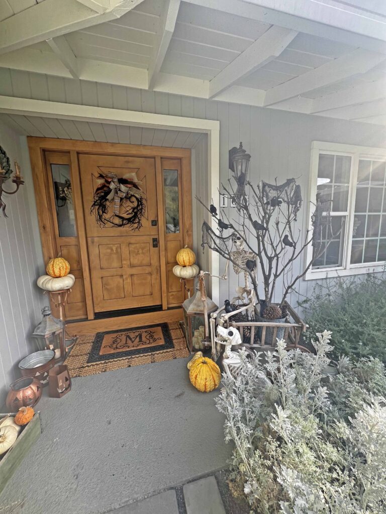 halloween outdoor decor details