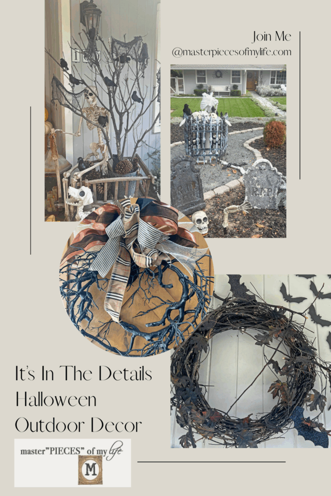 halloween outdoor decor details Pinterest