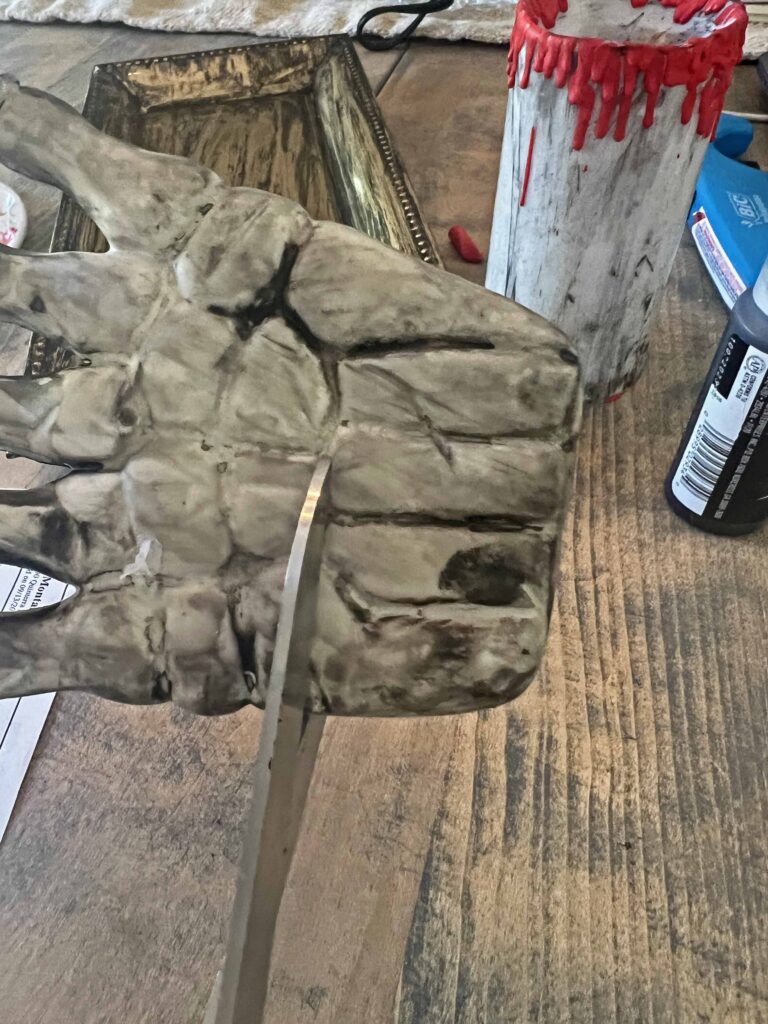 DIY Halloween Sconce