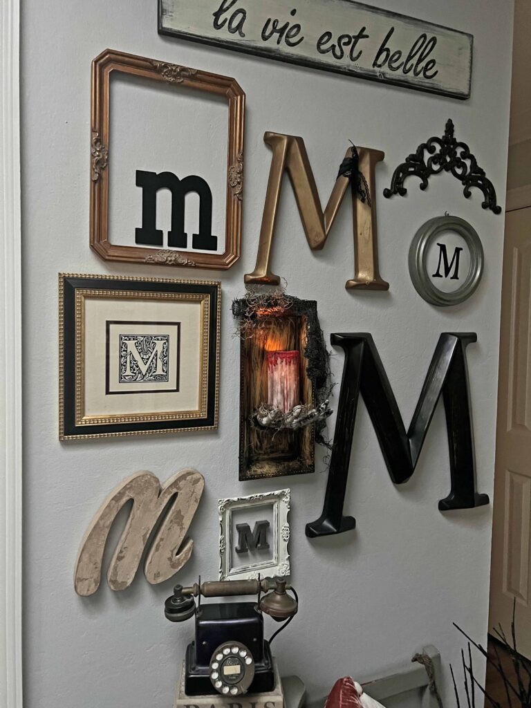 DIY Halloween Sconce