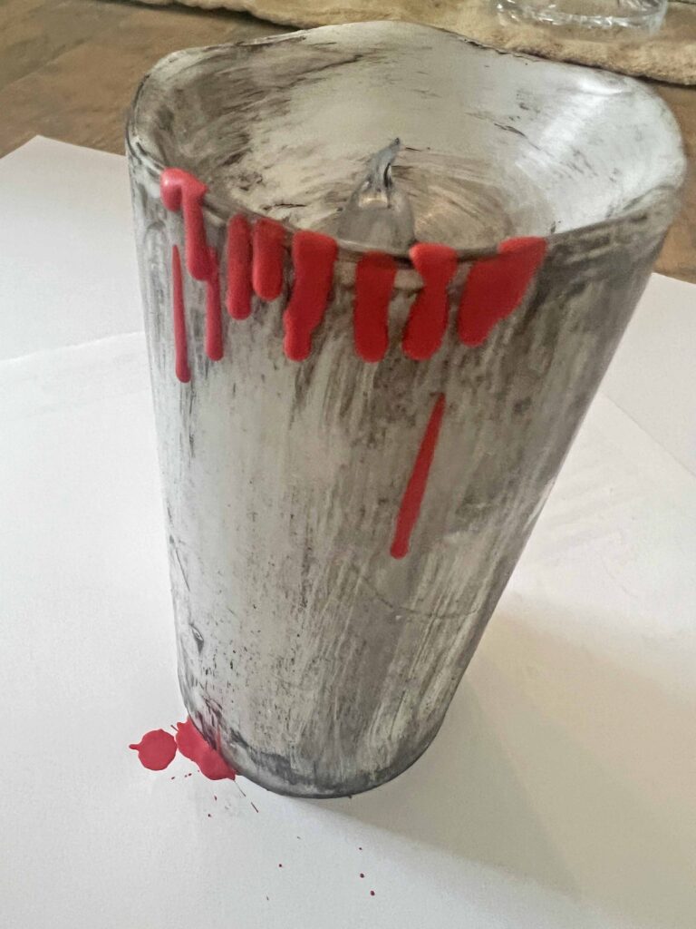 DIY Halloween Sconce