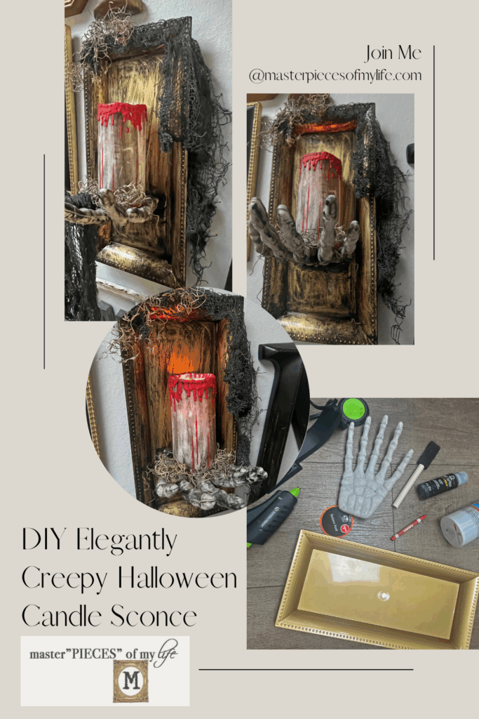 DIY Halloween Sconce Pinterest