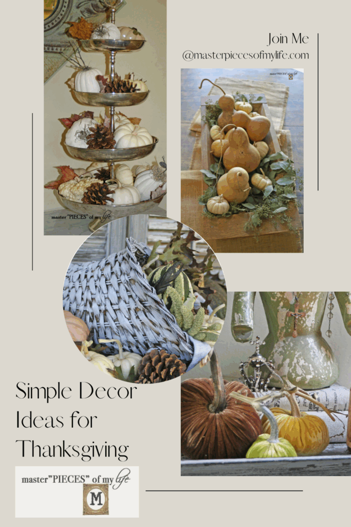 simple decor Thanksgiving Pinterest