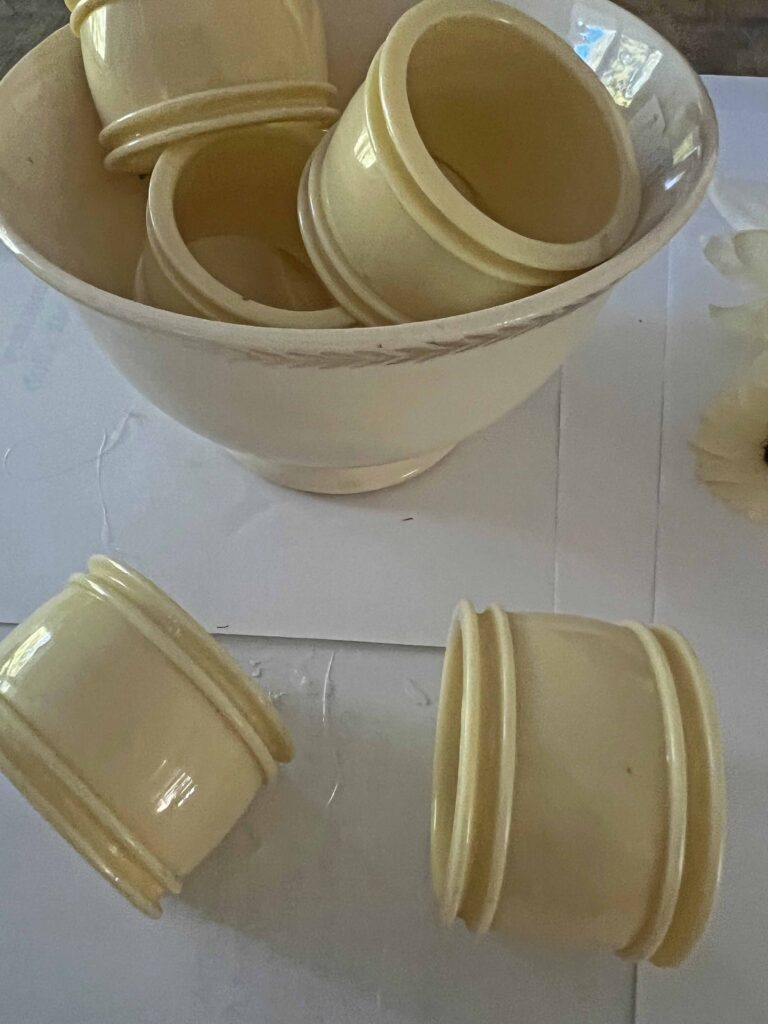 sunflower napkin ring DIY