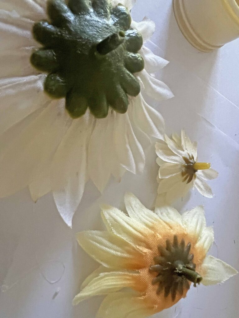 sunflower napkin ring DIY