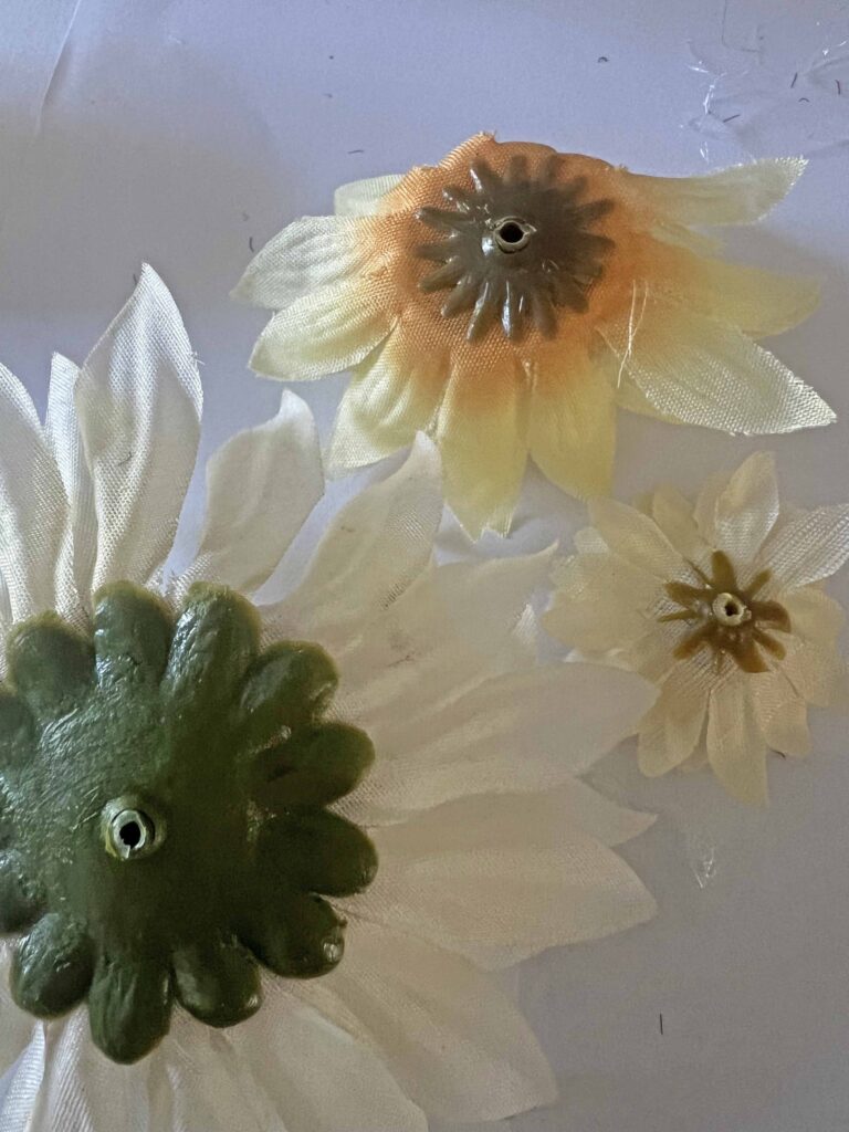 sunflower napkin ring DIY